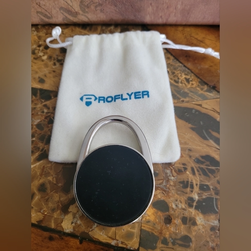 Source Unknown Silver and White Tree Design Purse Hook - Picture 2 of 2